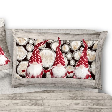 Gnomi parure cotone copripiumino