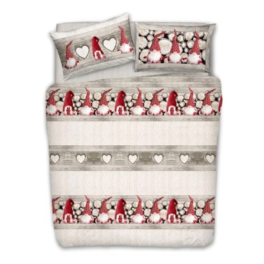 Gnomi parure cotone copripiumino