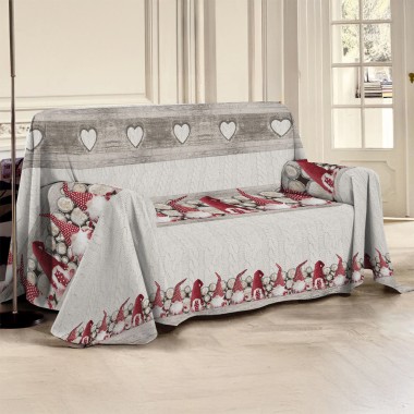 Gnomi telo arredo 2p. cotone 250x290