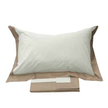 Completo letto percalle bordo raso