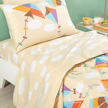 Aquiloni completo letto cotone