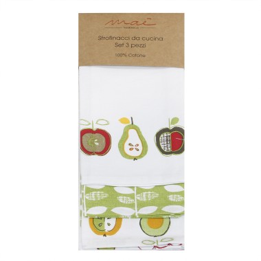 Avocado Set 3 Strofinacci...