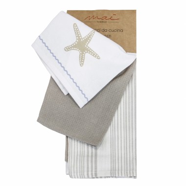 Stella Set 3 Strofinacci...