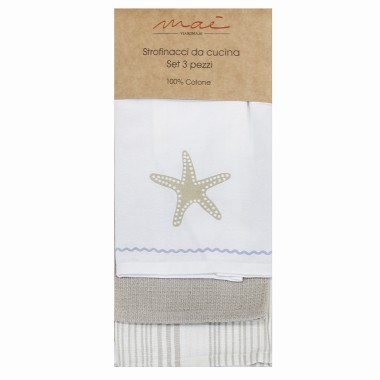 Stella Set 3 Strofinacci...
