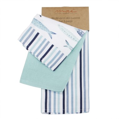 Pesci Set 3 Strofinacci...