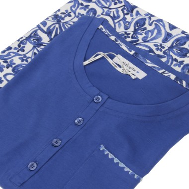 Pigiama donna 9477 cotone m.l.