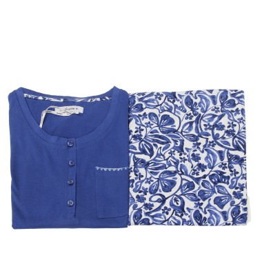 Pigiama donna 9477 cotone m.l.