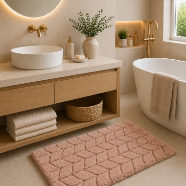 Treccia, Tappeto da Bagno,...