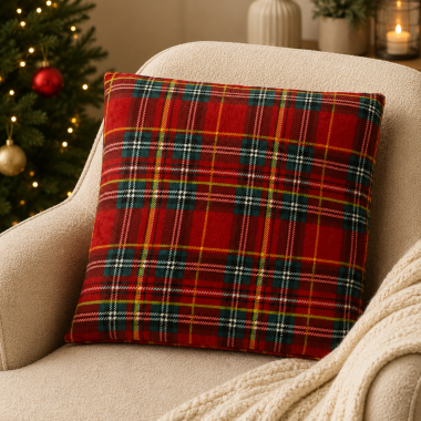 Tartan Cuscino in Velluto...