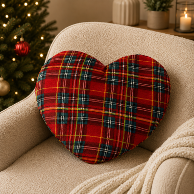 Tartan Cuscino in Velluto...