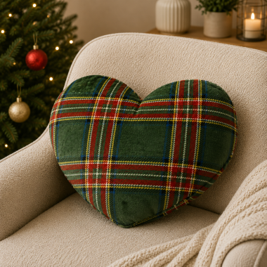 Tartan Cuscino in Velluto...
