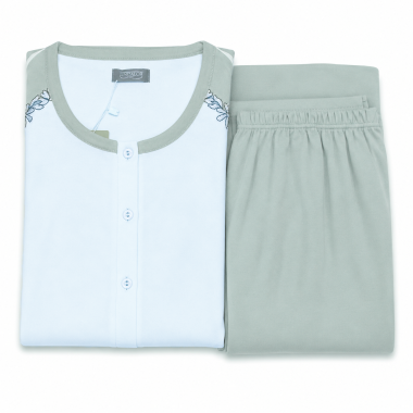 91063 Pigiama interlock unito